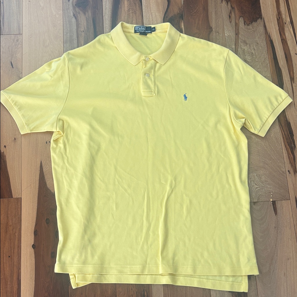 Polo By Ralph Lauren Light Yellow Polo Shirt